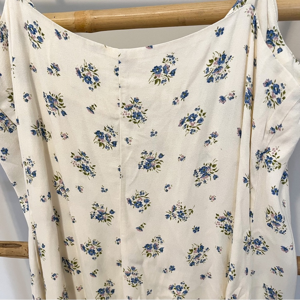 Reformation Crimini Mini Floral White Slip Dress - Picture 6 of 7